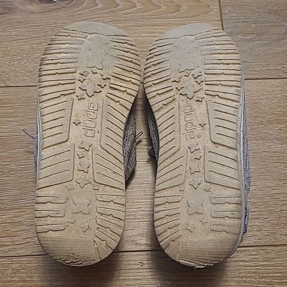 Hey dude size 7 Wendy shoes linen gray boho slip on comfy cozy y2k - Picture 3 of 14